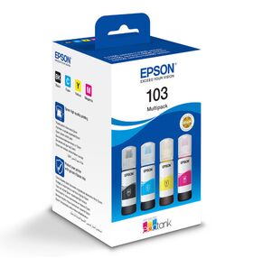 Pachet 4 cartuse cerneala Epson 103 (C13T00S64A / T00S6) ORIGINALE